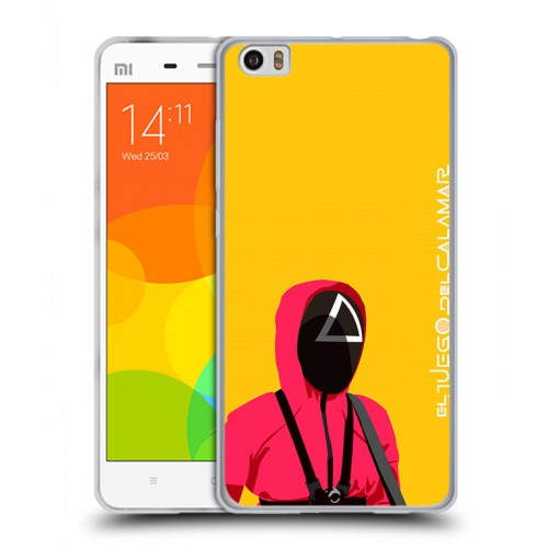 Дизайнерский пластиковый чехол для Xiaomi Mi Note Игра в кальмара