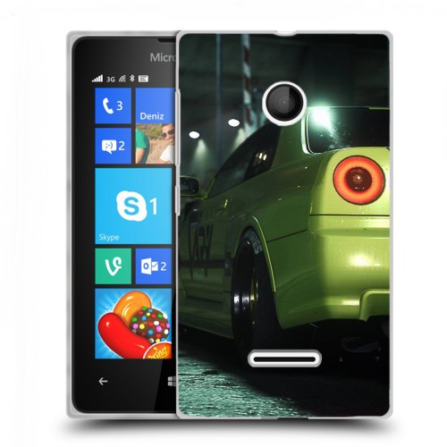 Дизайнерский пластиковый чехол для Microsoft Lumia 435 Need For Speed