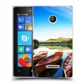 Дизайнерский пластиковый чехол для Microsoft Lumia 435 озеро