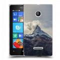 Дизайнерский пластиковый чехол для Microsoft Lumia 435 вулкан