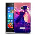 Дизайнерский пластиковый чехол для Microsoft Lumia 435 Майкл Джексон