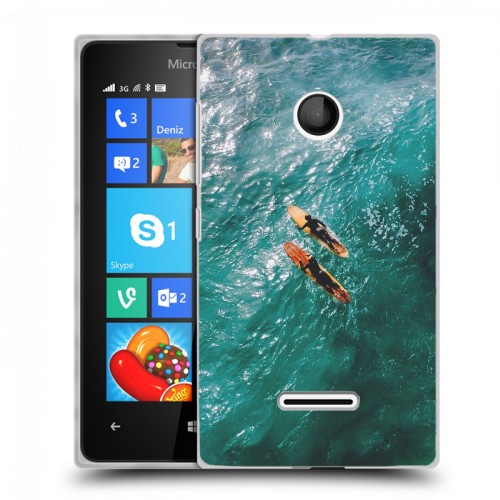 Дизайнерский пластиковый чехол для Microsoft Lumia 435 Hawaii
