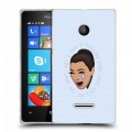 Дизайнерский пластиковый чехол для Microsoft Lumia 435 Ким Кардашьян
