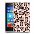 Дизайнерский пластиковый чехол для Microsoft Lumia 435 Ким Кардашьян