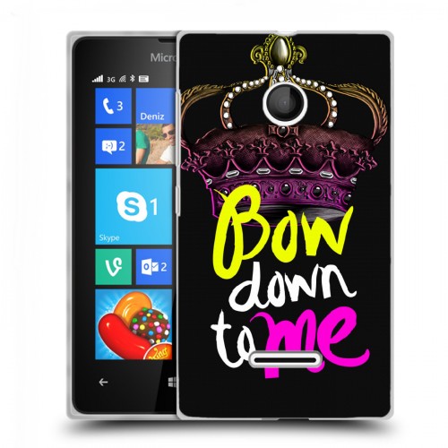 Дизайнерский пластиковый чехол для Microsoft Lumia 435 Панк корона