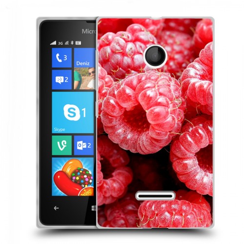 Дизайнерский пластиковый чехол для Microsoft Lumia 435 Ягоды текстуры