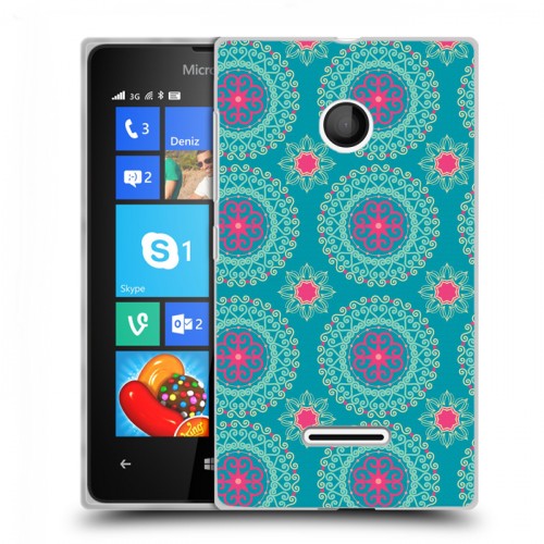 Дизайнерский пластиковый чехол для Microsoft Lumia 435 Богемские шаблоны
