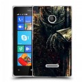 Дизайнерский пластиковый чехол для Microsoft Lumia 435 Dark souls