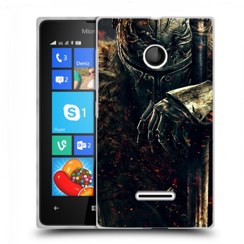 Дизайнерский пластиковый чехол для Microsoft Lumia 435 Dark souls