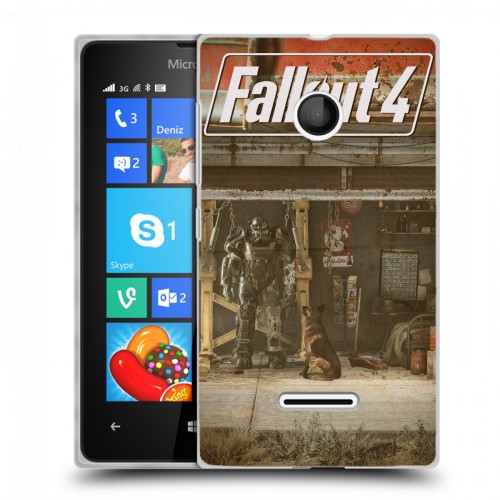 Дизайнерский пластиковый чехол для Microsoft Lumia 435 Fallout