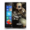 Дизайнерский пластиковый чехол для Microsoft Lumia 435 Fallout