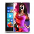 Дизайнерский пластиковый чехол для Microsoft Lumia 435 GTA