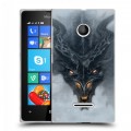 Дизайнерский пластиковый чехол для Microsoft Lumia 435 Skyrim