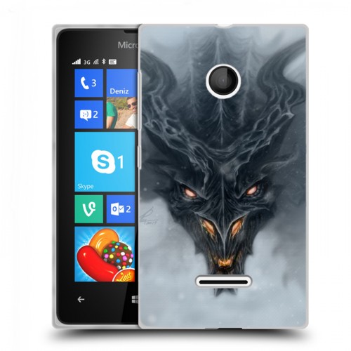 Дизайнерский пластиковый чехол для Microsoft Lumia 435 Skyrim