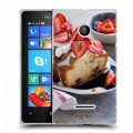 Дизайнерский пластиковый чехол для Microsoft Lumia 435 Кексы