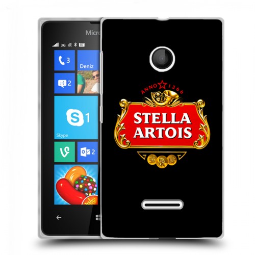 Дизайнерский пластиковый чехол для Microsoft Lumia 435 Stella Artois