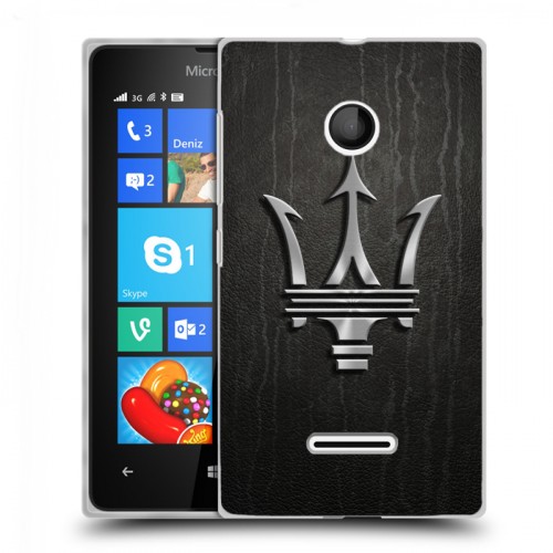 Дизайнерский пластиковый чехол для Microsoft Lumia 435 Maserati