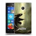 Дизайнерский пластиковый чехол для Microsoft Lumia 435 Как приручить дракона