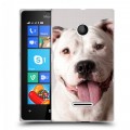 Дизайнерский пластиковый чехол для Microsoft Lumia 435 Собаки