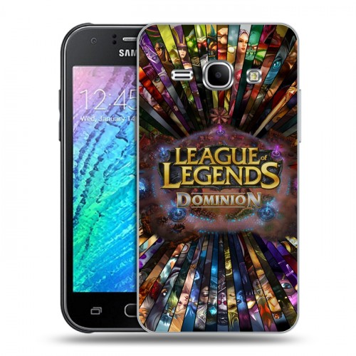 Дизайнерский пластиковый чехол для Samsung J1 League of Legends