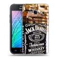 Дизайнерский пластиковый чехол для Samsung J1 Jack Daniels
