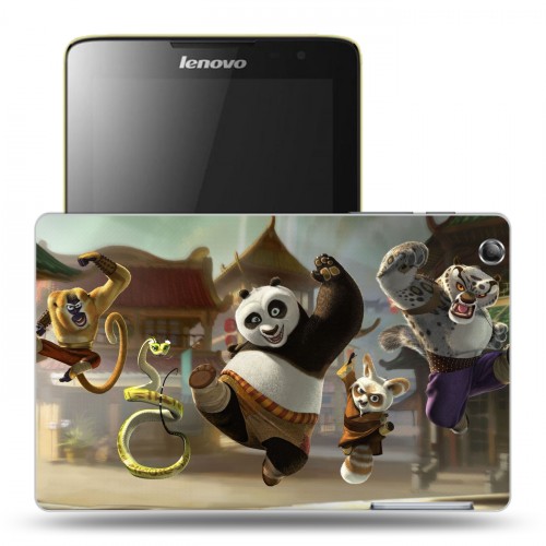 Дизайнерский силиконовый чехол для Lenovo IdeaTab A5500 Кунг-фу панда