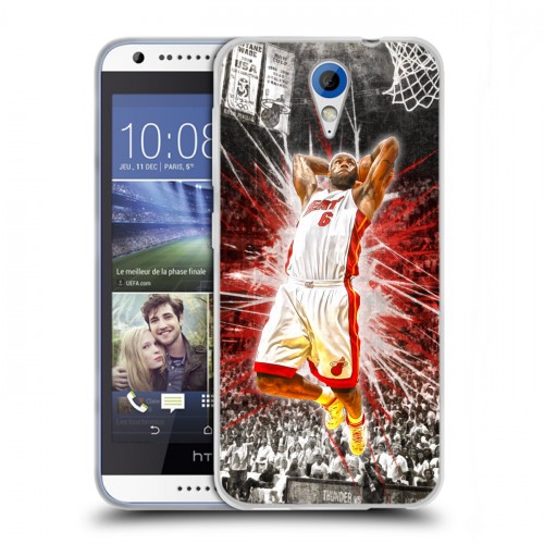 Дизайнерский пластиковый чехол для HTC Desire 620 НБА