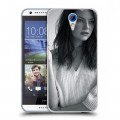 Дизайнерский пластиковый чехол для HTC Desire 620 Эмма Стоун