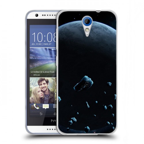 Дизайнерский пластиковый чехол для HTC Desire 620 Астероиды