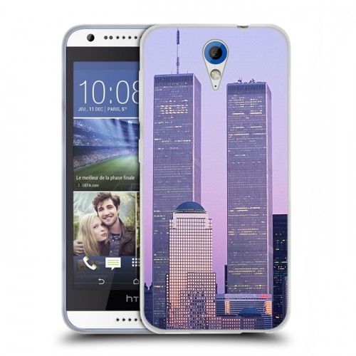 Дизайнерский пластиковый чехол для HTC Desire 620 Нью-Йорк