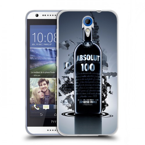 Дизайнерский пластиковый чехол для HTC Desire 620 Absolut