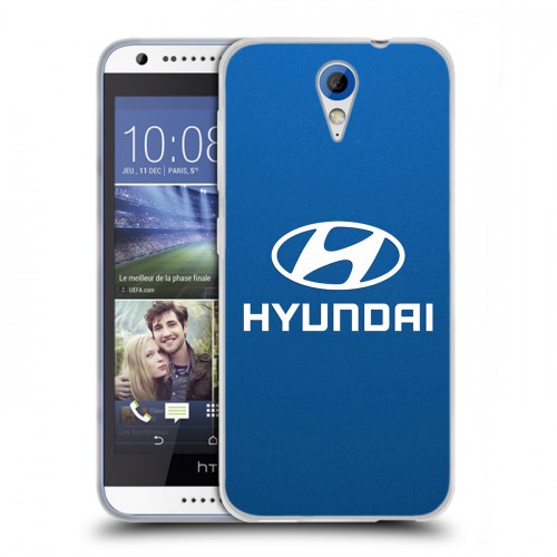 Дизайнерский пластиковый чехол для HTC Desire 620 Hyundai