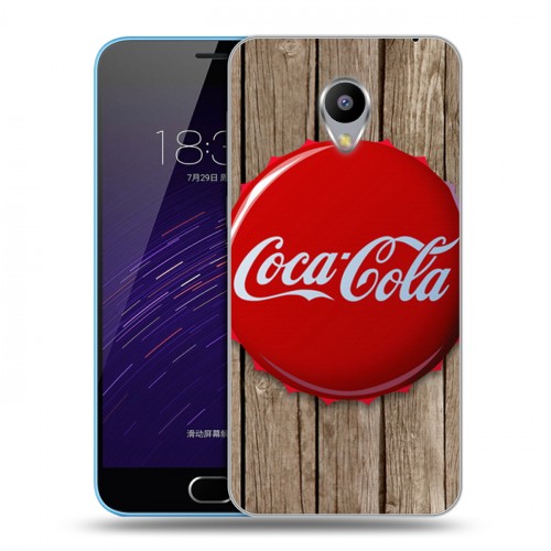 Дизайнерский пластиковый чехол для Meizu M1 Coca-cola