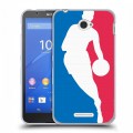 Дизайнерский пластиковый чехол для Sony Xperia E4 НБА