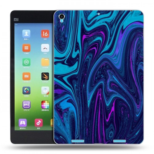 Дизайнерский силиконовый чехол для Xiaomi MiPad Размытые краски