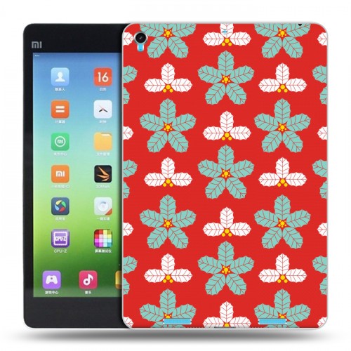 Дизайнерский силиконовый чехол для Xiaomi MiPad Ретро Рождество