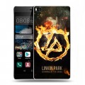 Дизайнерский пластиковый чехол для Huawei P8 Linkin Park