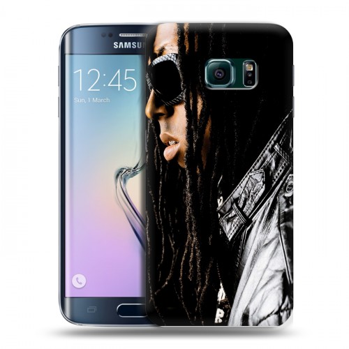 Дизайнерский пластиковый чехол для Samsung Galaxy S6 Edge Lil Wayne