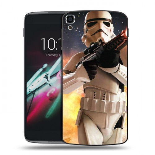 Дизайнерский пластиковый чехол для Alcatel One Touch Idol 3 (5.5) Star Wars Battlefront