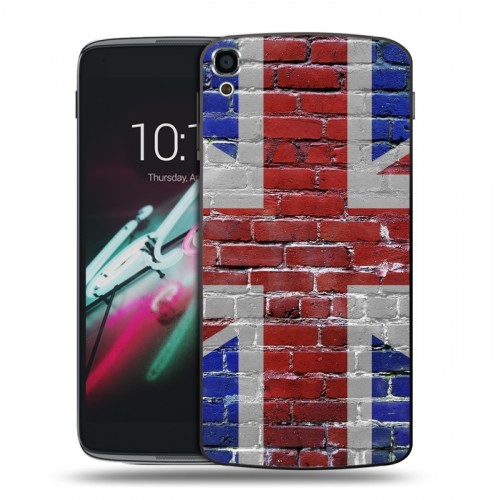 Дизайнерский пластиковый чехол для Alcatel One Touch Idol 3 (5.5) Флаг Британии