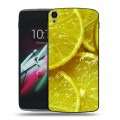 Дизайнерский пластиковый чехол для Alcatel One Touch Idol 3 (5.5) Лимон