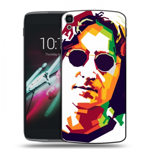Дизайнерский пластиковый чехол для Alcatel One Touch Idol 3 (5.5) Джон Леннон