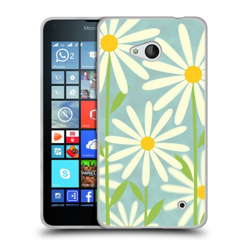 Дизайнерский пластиковый чехол для Microsoft Lumia 640 Романтик цветы