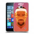 Дизайнерский пластиковый чехол для Microsoft Lumia 640 НБА