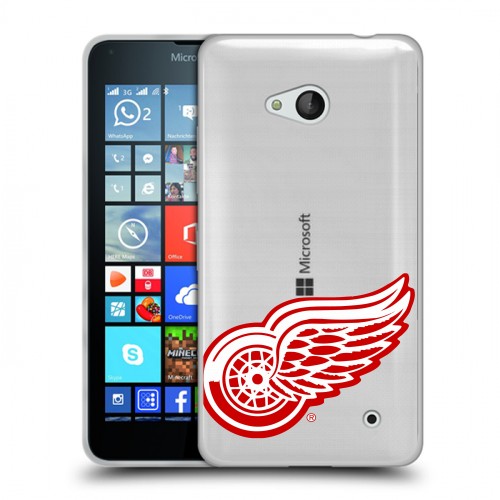 Полупрозрачный дизайнерский силиконовый чехол для Microsoft Lumia 640