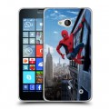 Дизайнерский пластиковый чехол для Microsoft Lumia 640 Человек - паук