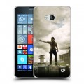 Дизайнерский пластиковый чехол для Microsoft Lumia 640 ходячие мертвецы