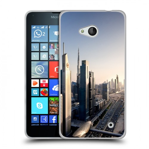 Дизайнерский пластиковый чехол для Microsoft Lumia 640 дубай