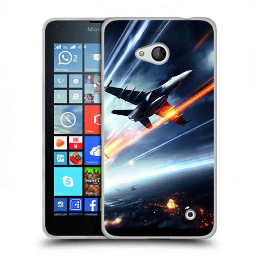 Дизайнерский пластиковый чехол для Microsoft Lumia 640 самолеты
