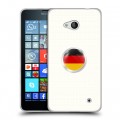 Дизайнерский пластиковый чехол для Microsoft Lumia 640 Флаг Германии